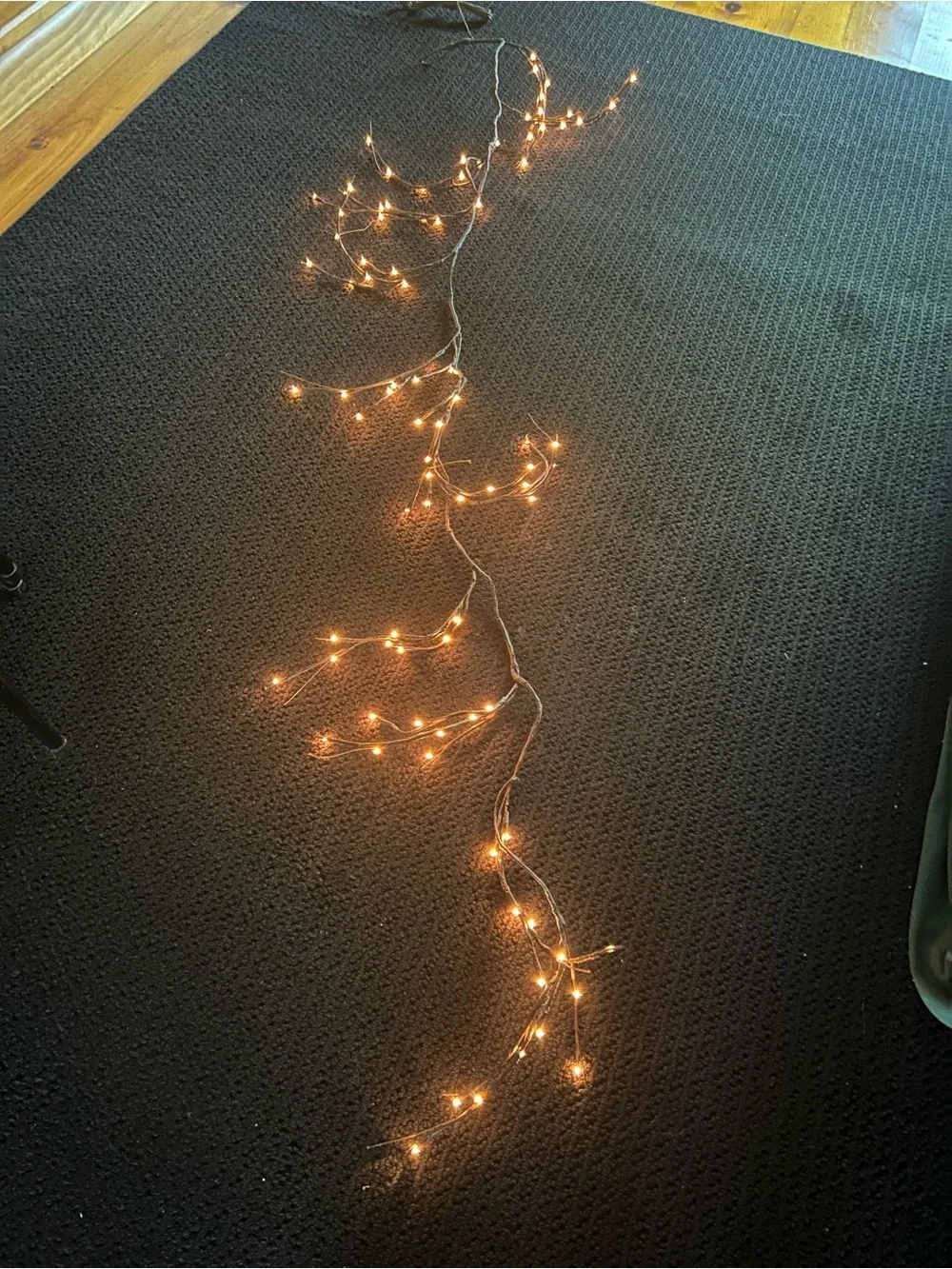 Brown Garland Branch String Lights